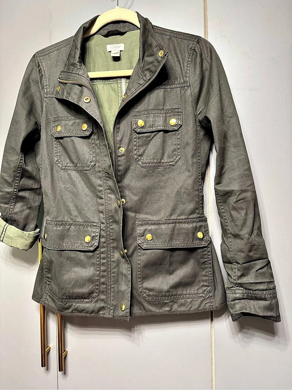 J.Crew Field Mechanic Jacket Utility Jacket Green XS
